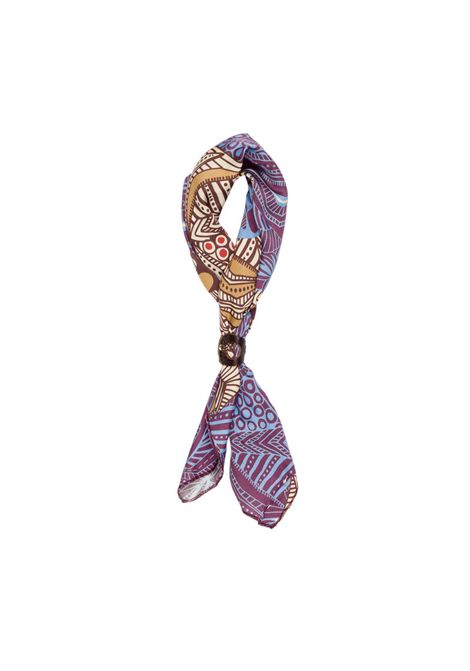 Foulard con stampa MANUEL RITZ | MR3297AZZURRO